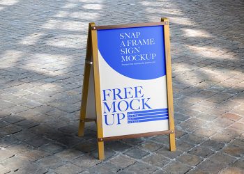 Snap a Frame Sign Free Mockup