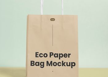 Standing Shopping Bag Free Mockup