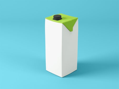 Tetra Pak 1L Package Free Mockup