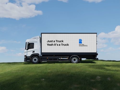 Truck Animated Free Mockup