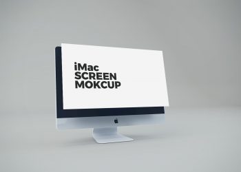 iMac Screen Free Mockup
