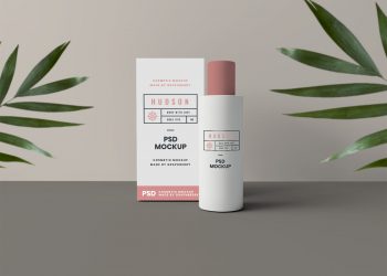 Cosmetics Packaging Free Mockup