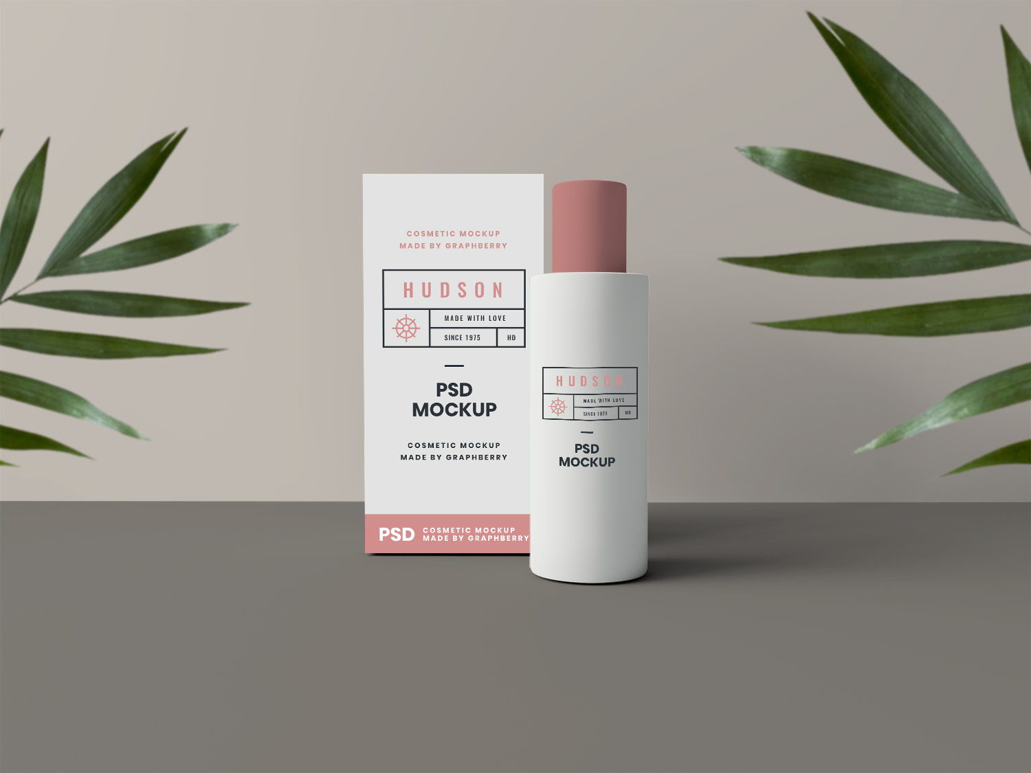 Cosmetics Packaging Free Mockup