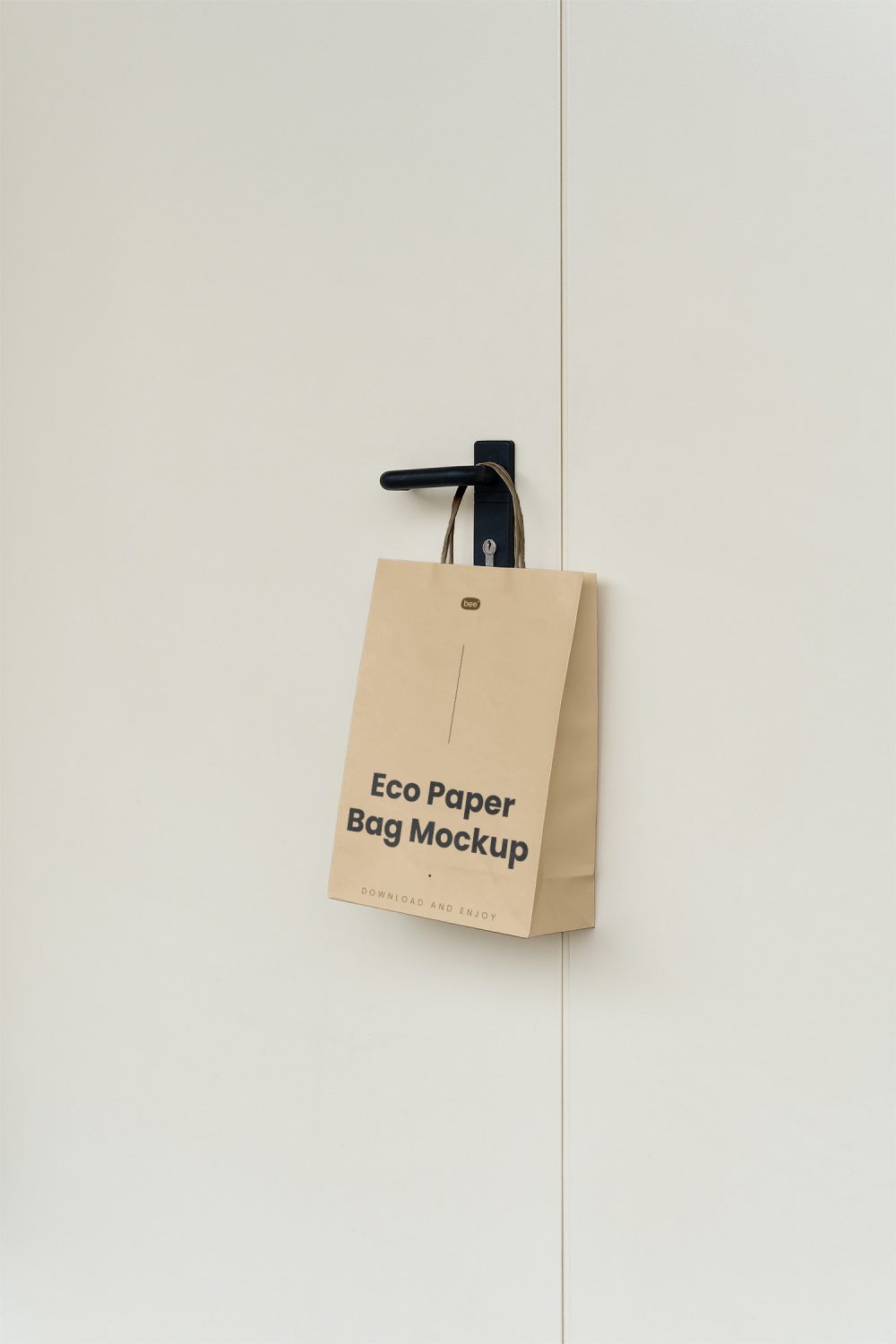 Hanging Paper Bag Free Mockup