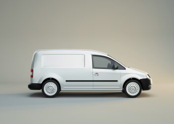 Minivan Side View Free Mockup