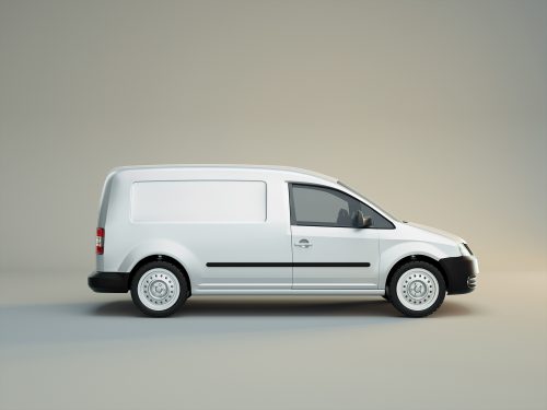 Minivan Side View Free Mockup