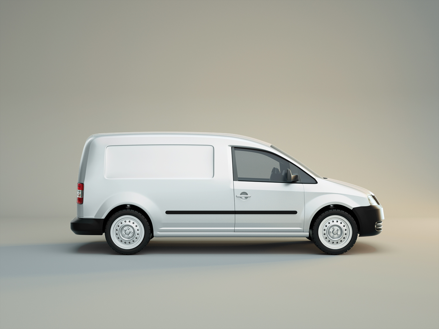 Minivan Side View Free Mockup