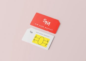 Mobile SIM Card Free Mockups