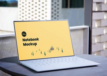 Notebook Free Mockup