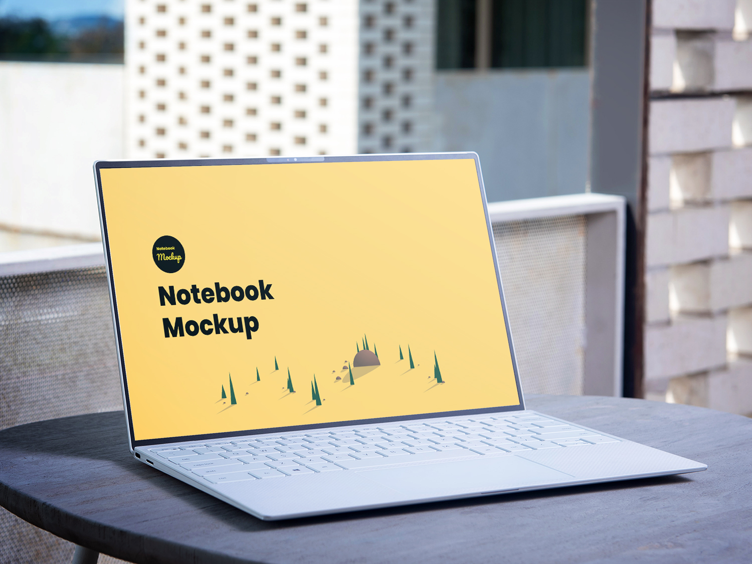 Notebook Free Mockup