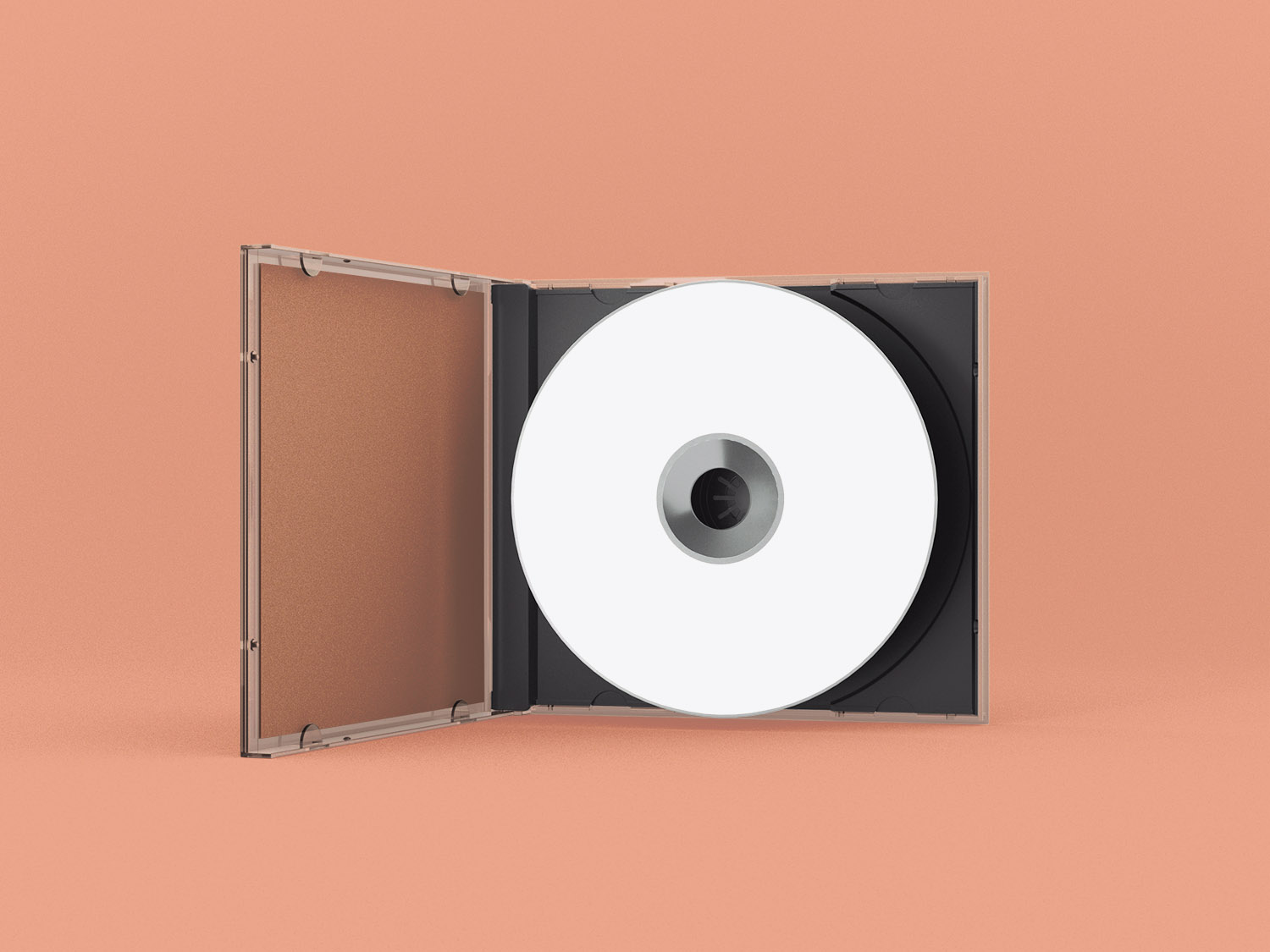 Opened CD Case Free Mockup