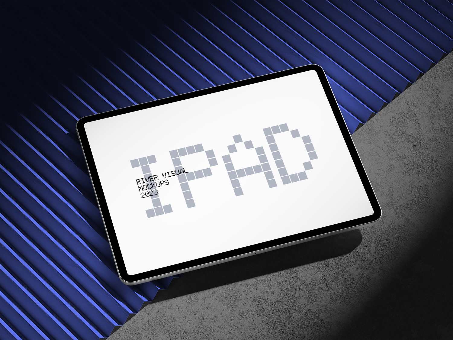 Sharp Edges iPad Pro Free Mockup