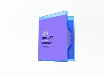Standing Blu-Ray Disk Mockup