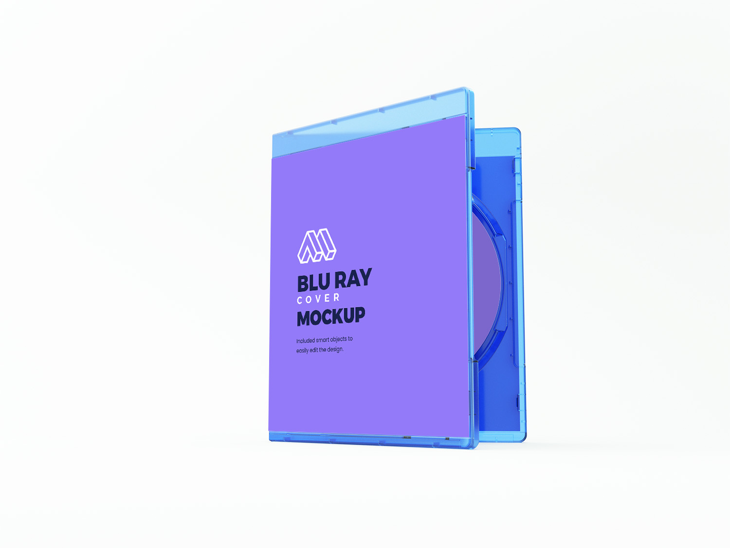 Standing Blu-Ray Disk Mockup