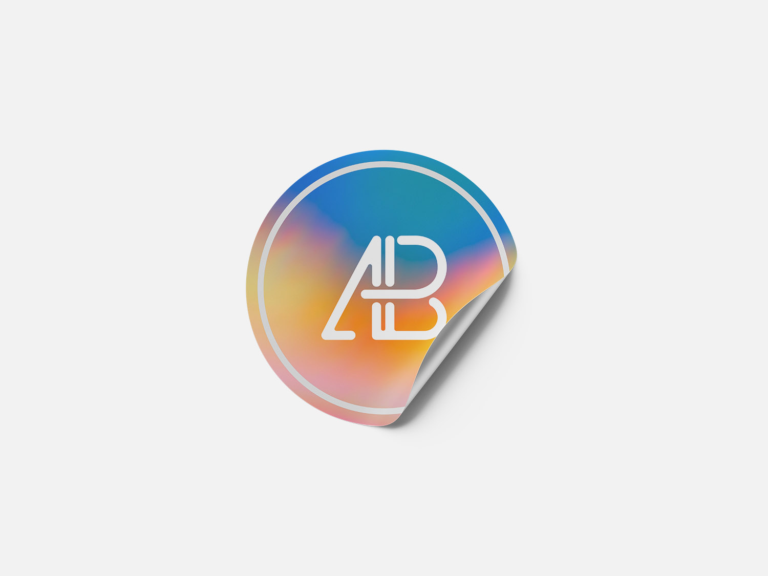 Sticker Free Mockup