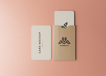 Business Card Sleeve Free Mockups