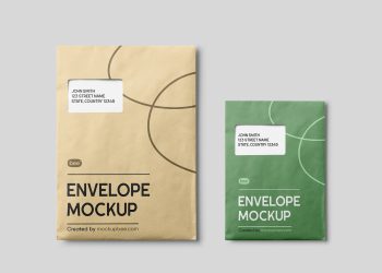 Corporate Envelope Free Mockup