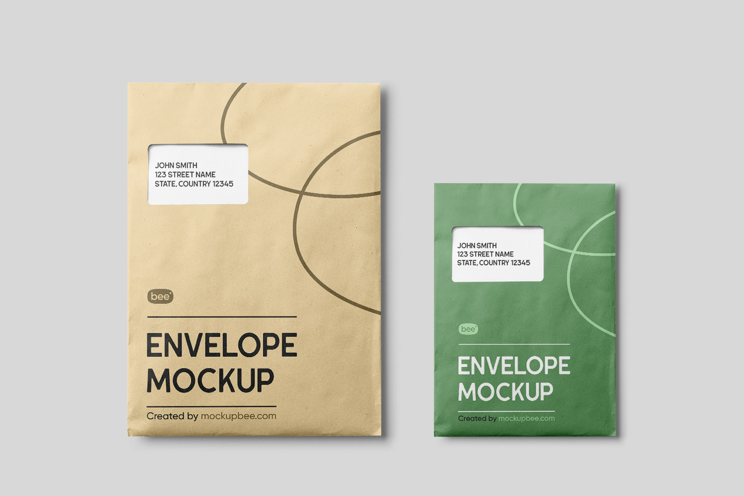 Corporate Envelope Free Mockup