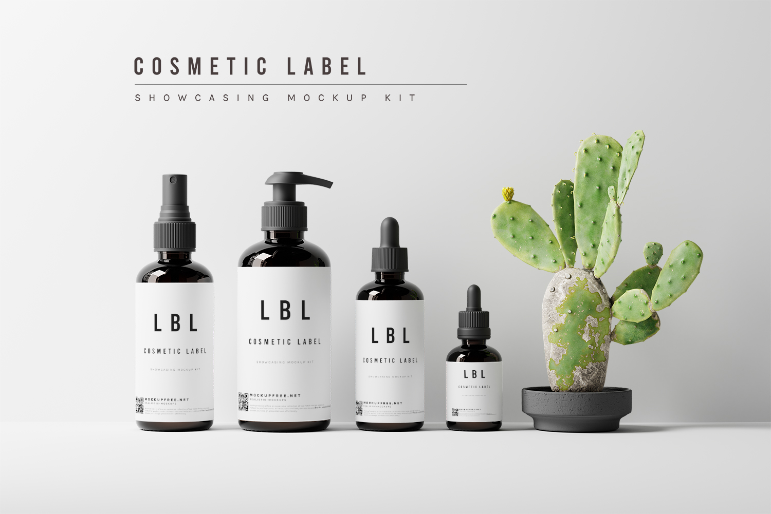 Cosmetic Label Showcasing Free Mockups