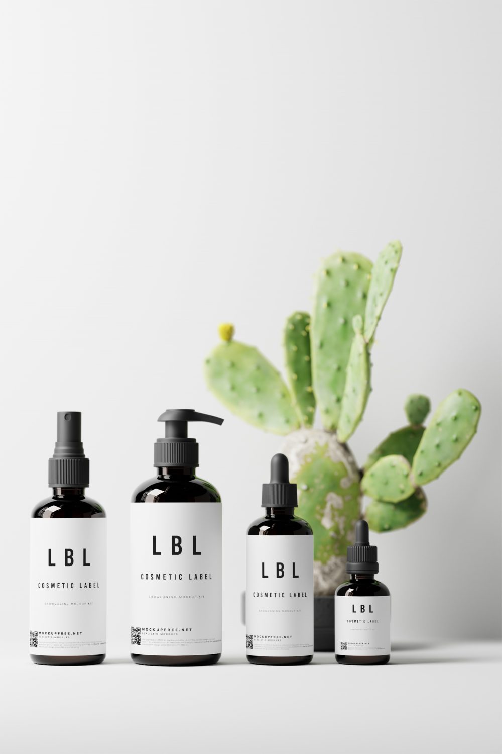 Cosmetic Label Showcasing Free Mockups