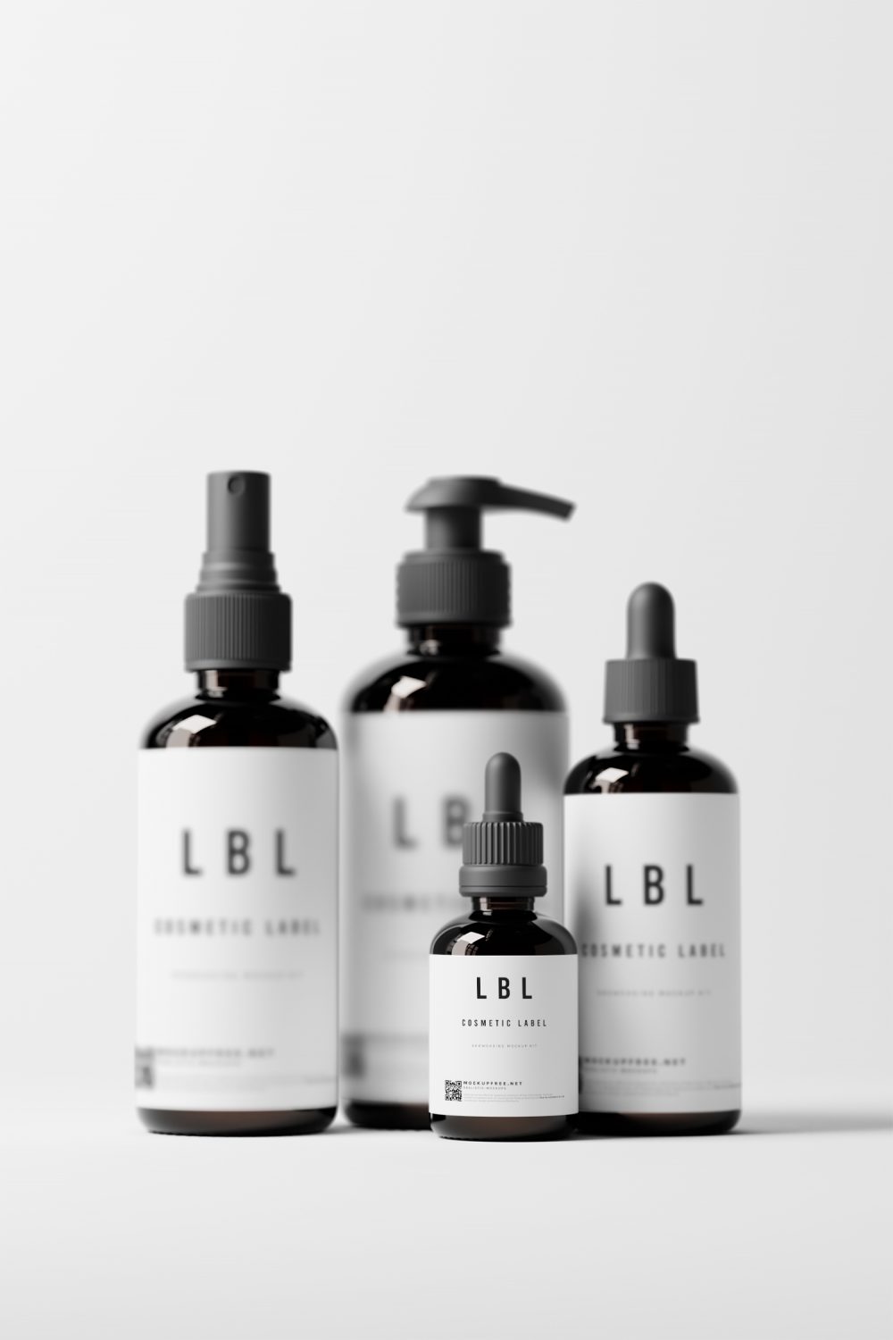 Cosmetic Label Showcasing Free Mockups