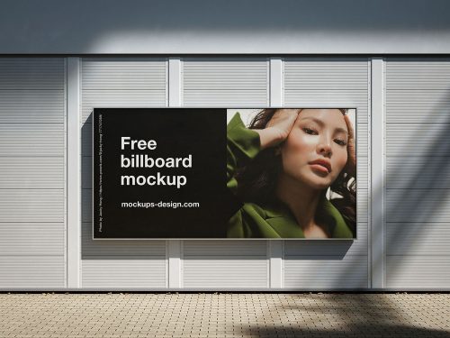 Customizable Billboard Free Mockup