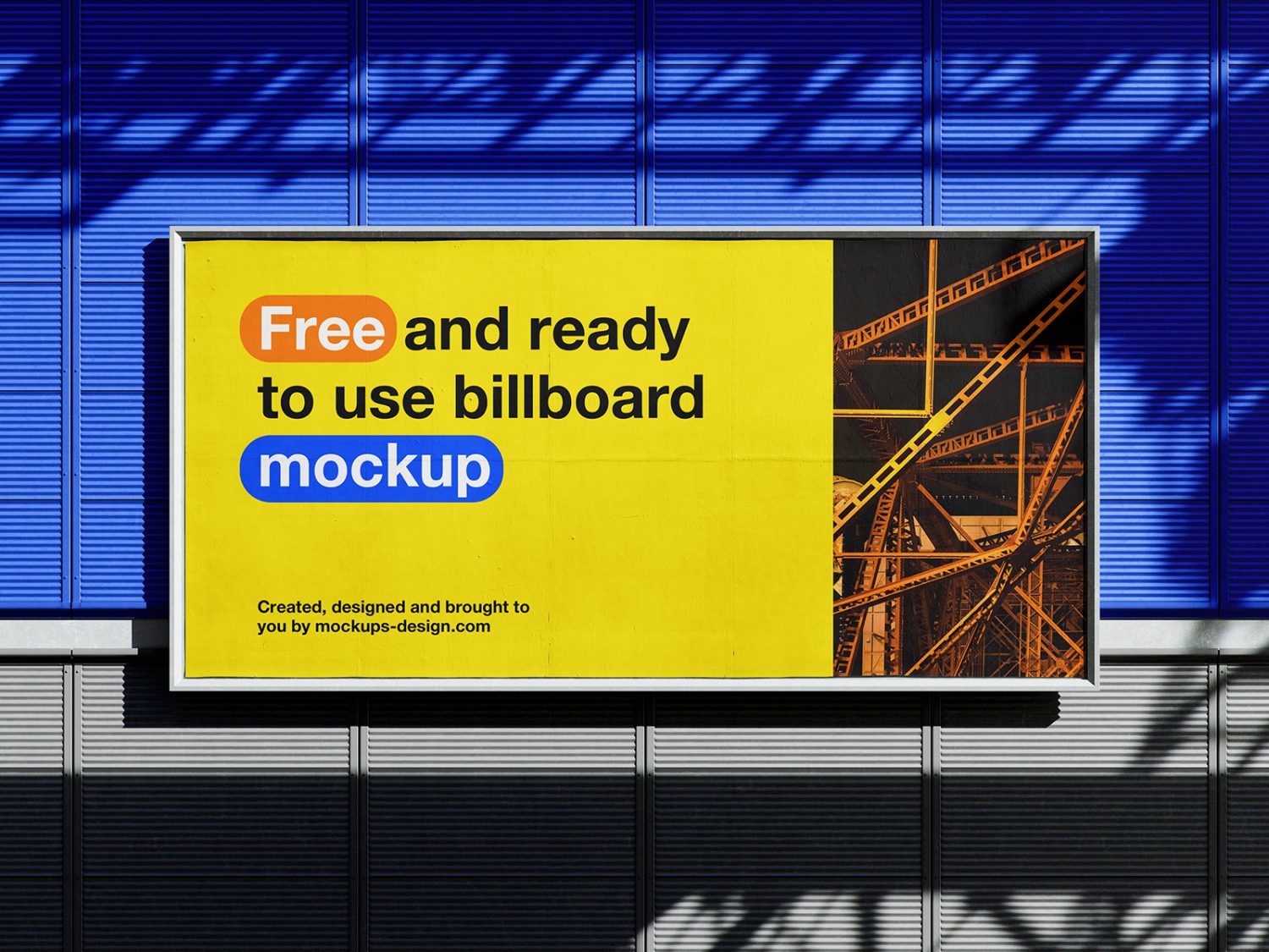 Customizable Billboard Free Mockup