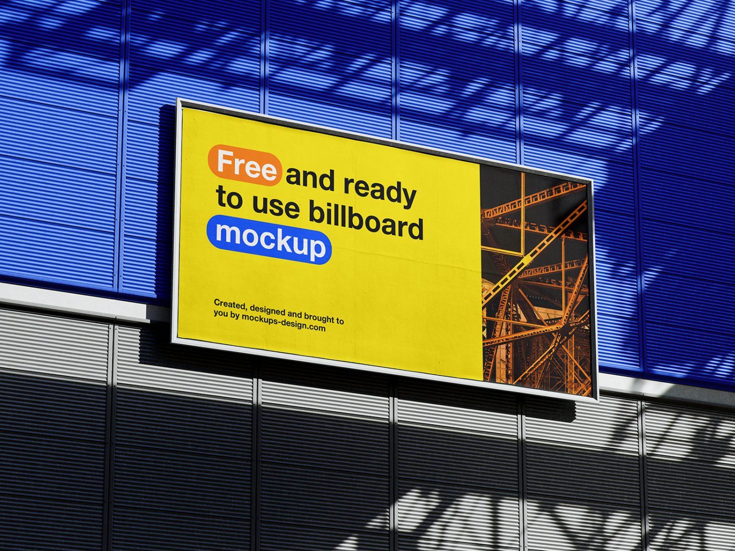 Customizable Billboard Free Mockup