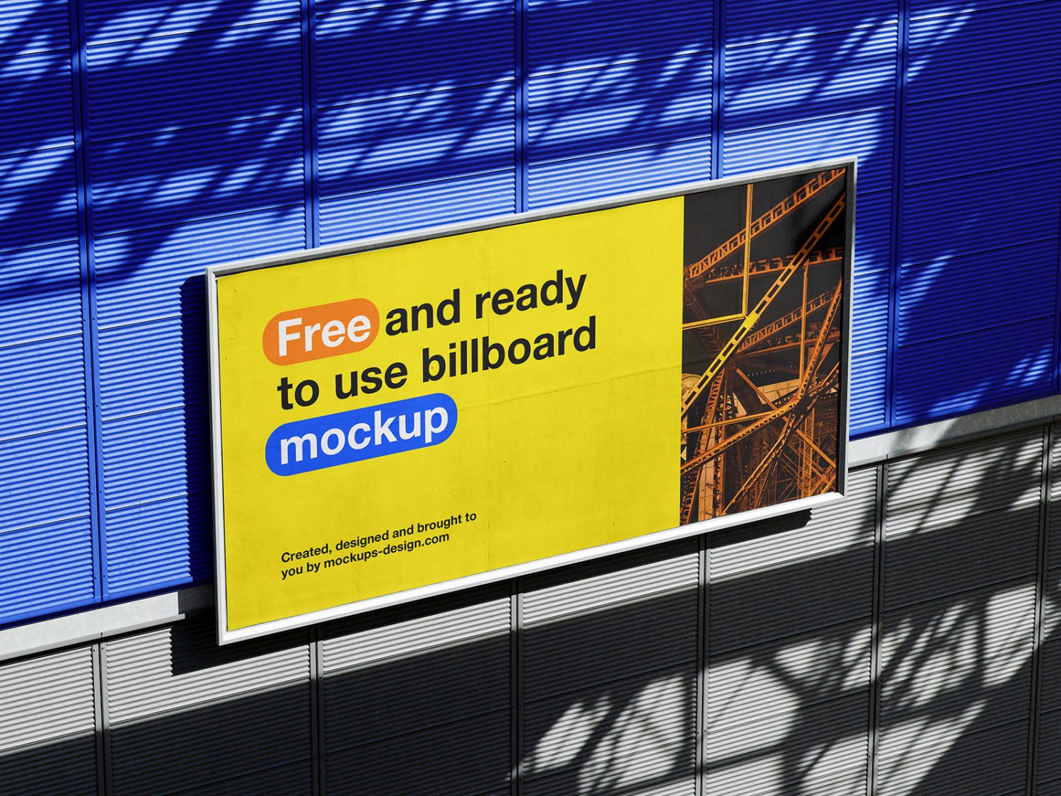 Customizable Billboard Free Mockup