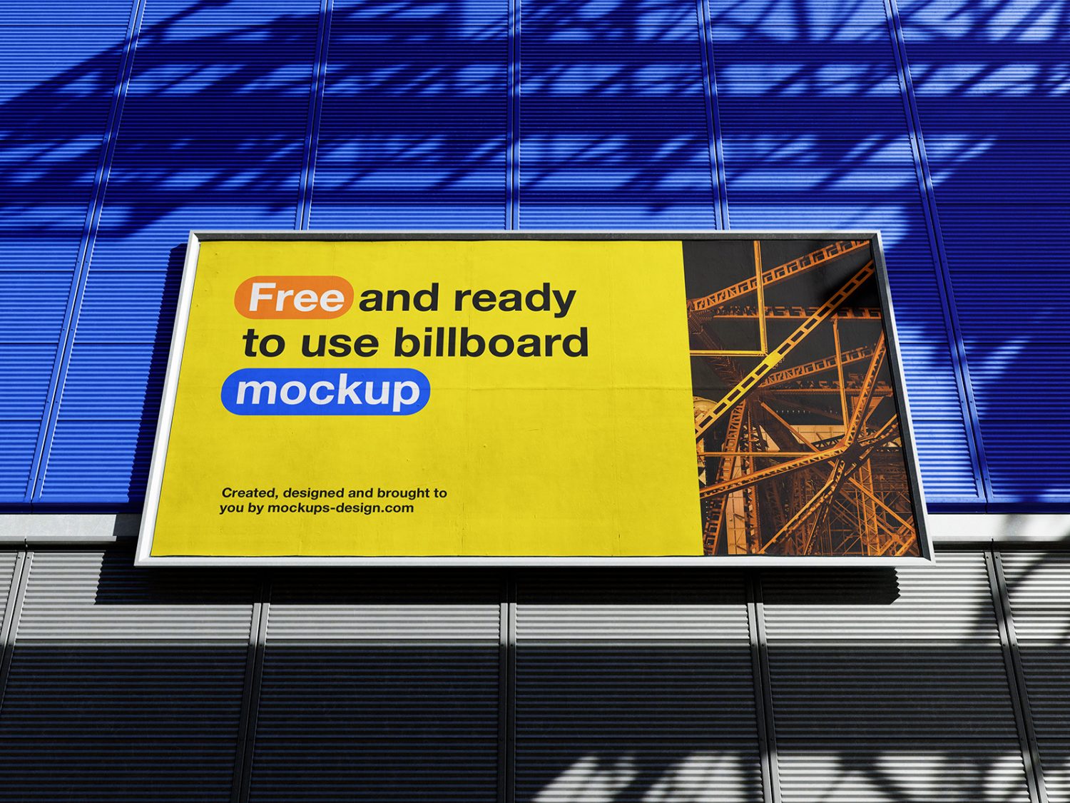 Customizable Billboard Free Mockup