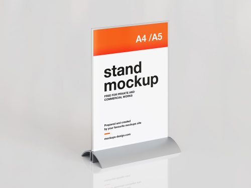 Desk Stand Free Mockup