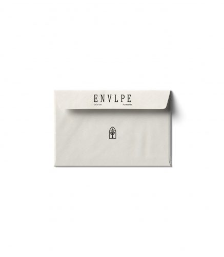 Half Open Envelope Free Mockup