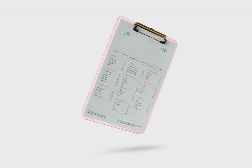 Levitating Menu Free Mockup