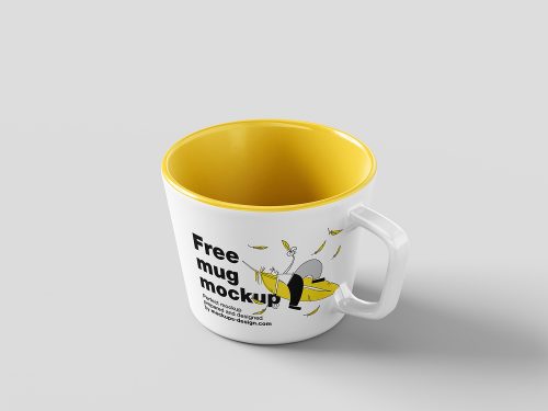 Low Cup Free Mockup