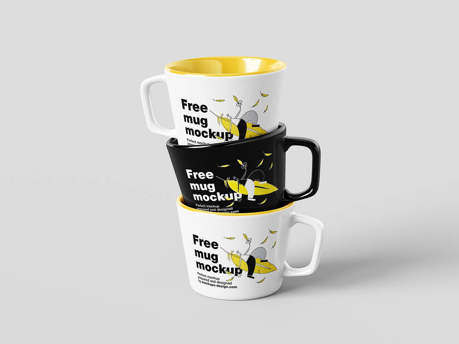 Low Cup Free Mockup