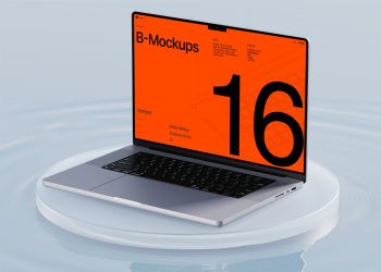 MacBook 16 Pro Free Mockup