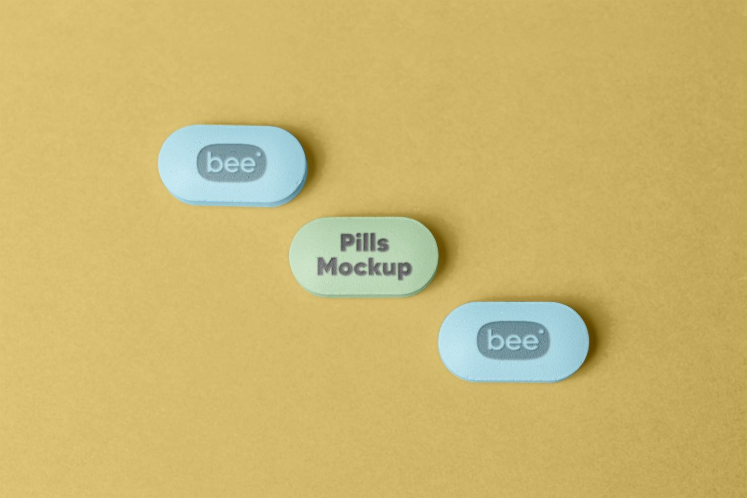 Medicine Pills Free Mockup