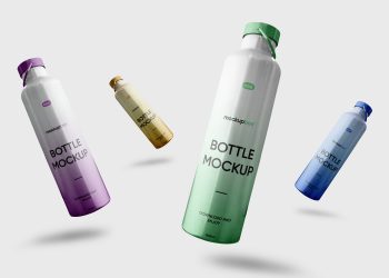 Metal Bottle Free Mockup