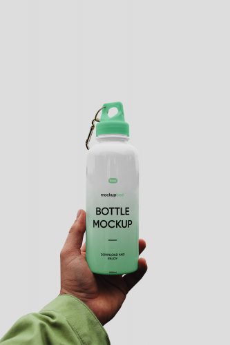 Metal Bottle Free Mockup