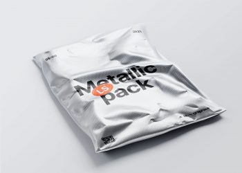 Metallic Package Mockup