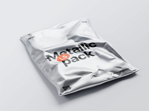 Metallic Package Mockup