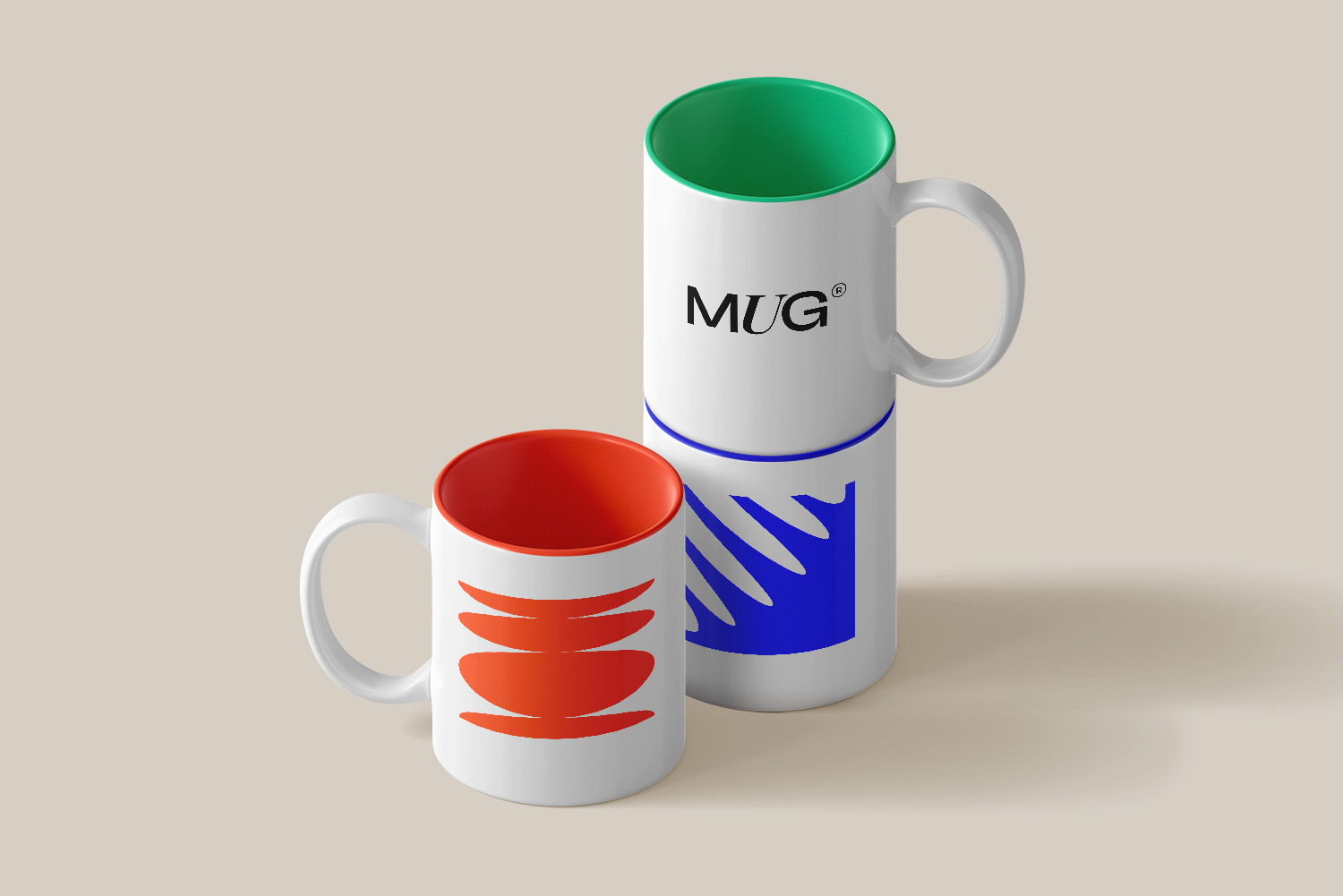 Mugs Free Mockup