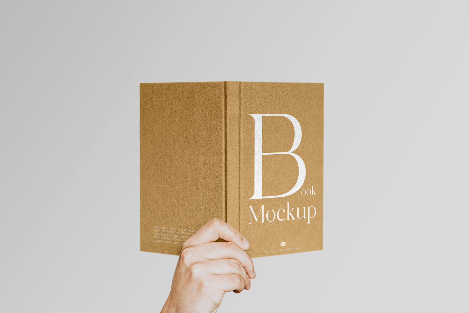Open Book Cover Free Mockup
