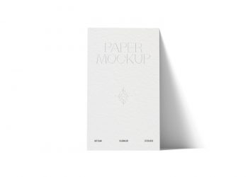 Paper Free Mockup