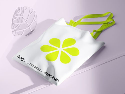 Photorealistic Bag Free Mockup