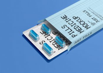 Pills Packaging Free Mockup