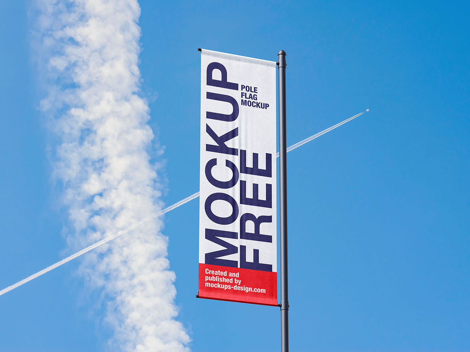 Pole Banner Free Mockup