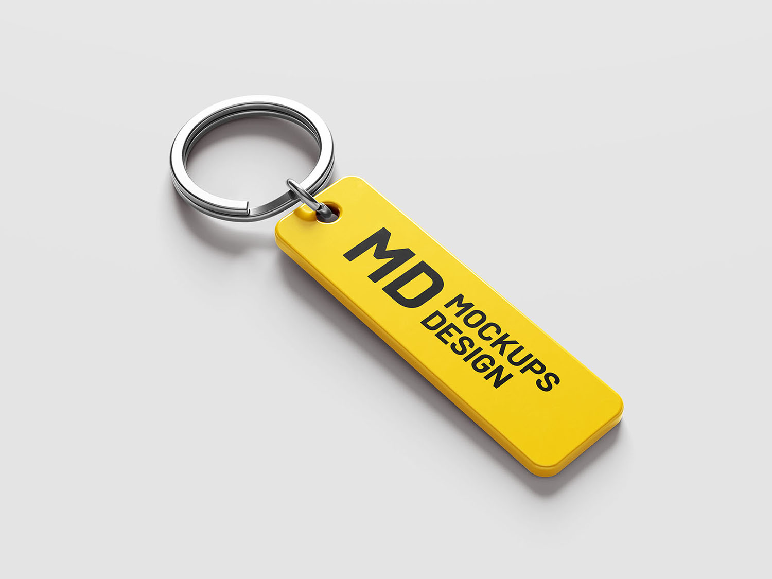 Rectangle Keychain Free Mockup