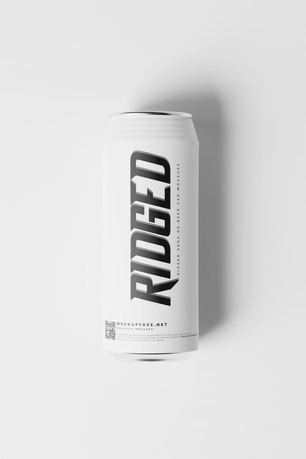 Ridged Aluminum Can Free Mockups