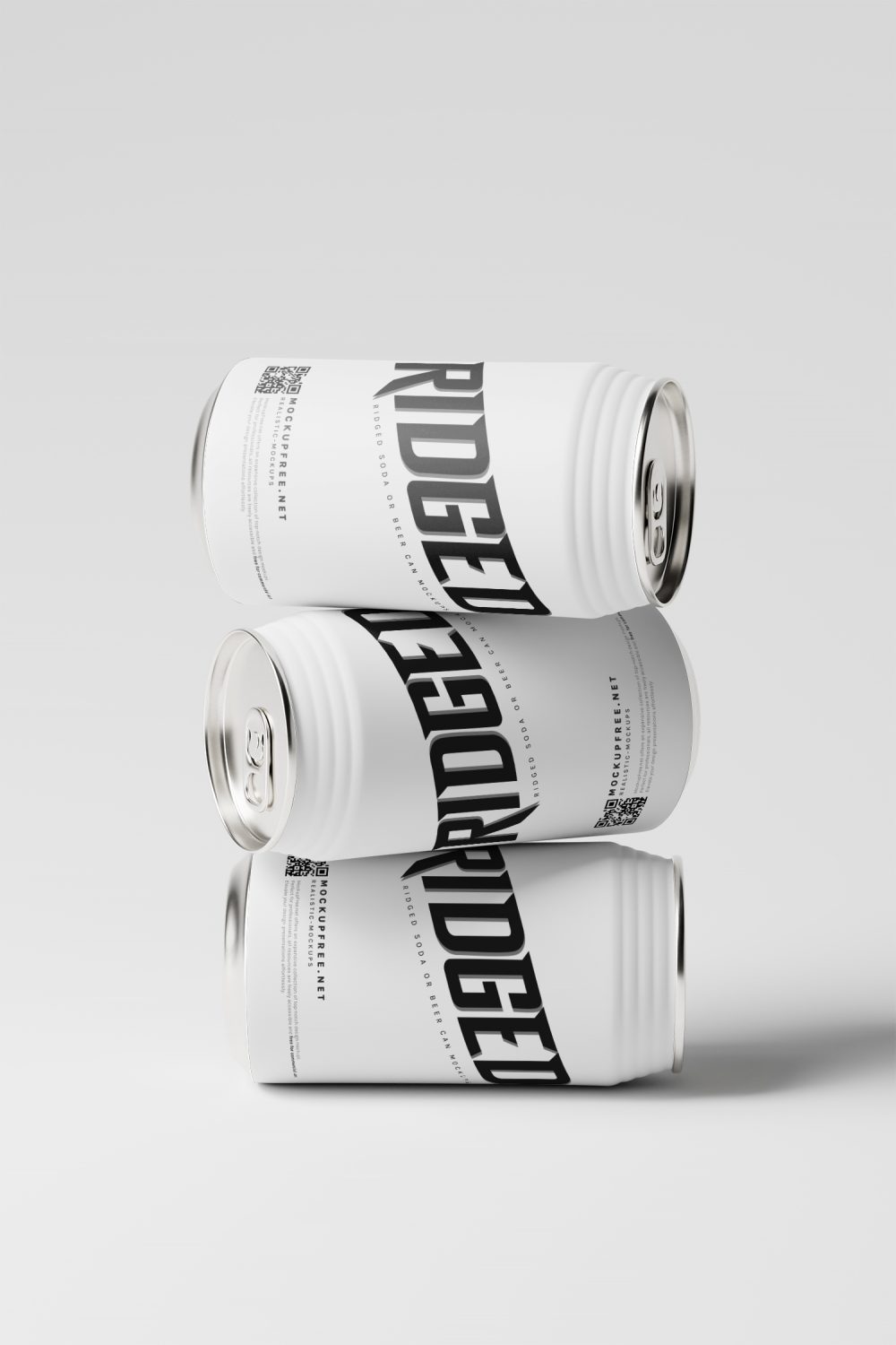 Ridged Aluminum Can Free Mockups